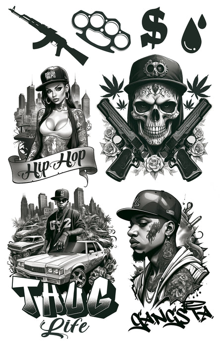 Plaktattoos Thug Life