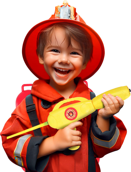 Brandweerman waterblusser kinderen