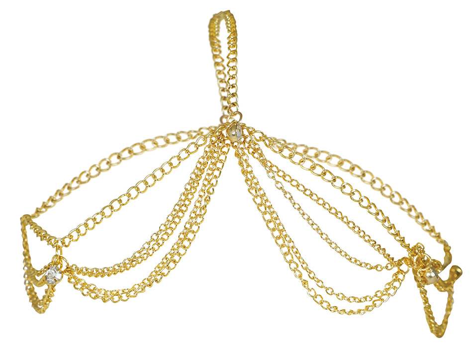 Arabische hoofdband ketting goud