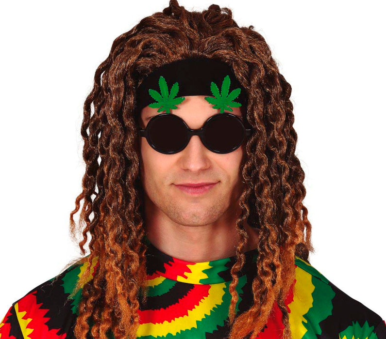 Bril Marijuana zwart