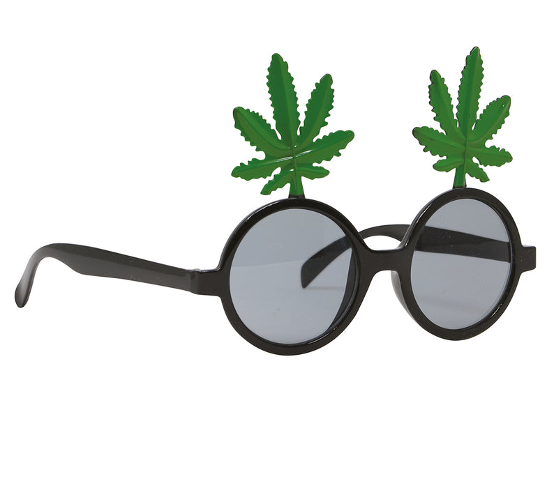 Bril Marijuana zwart