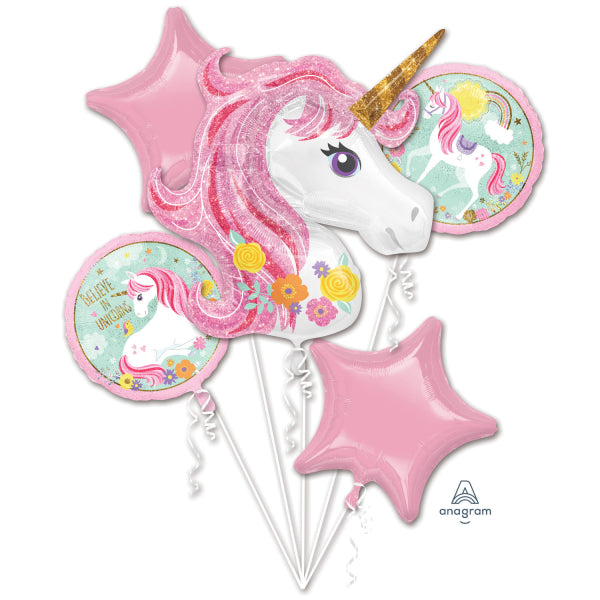 Folieballon Bouquet Magical Unicorn