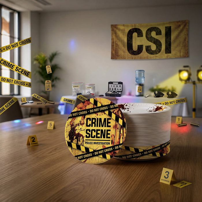 Bordjes Crime Scene 23cm 6st