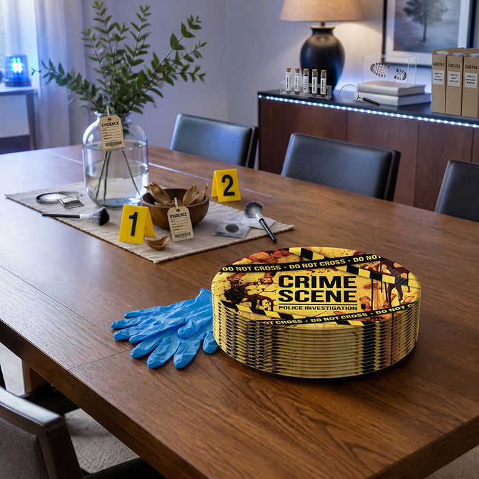Bordjes Crime Scene 23cm 6st