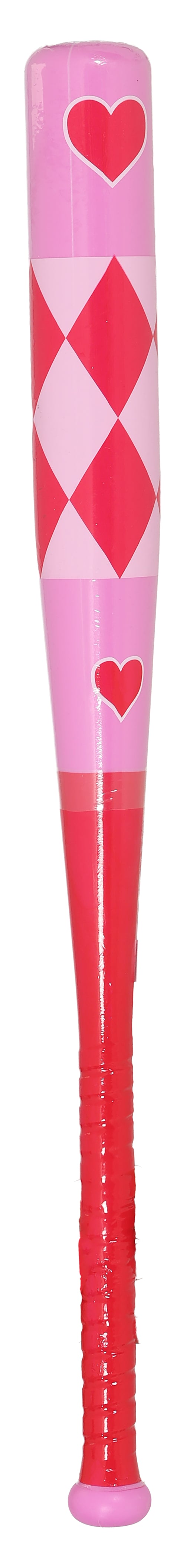 Roze honkbalknuppel met hartjes zonder verpakking