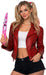 Mes Schedel Roze 37cm