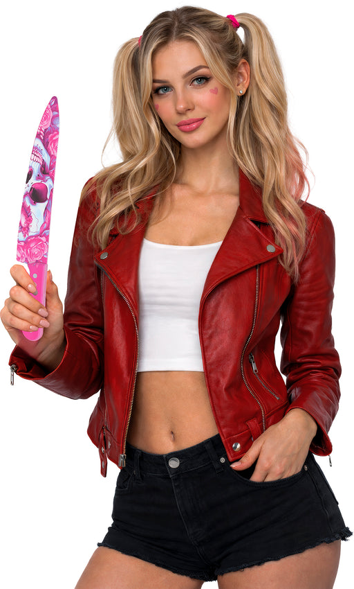 Mes Schedel Roze 37cm