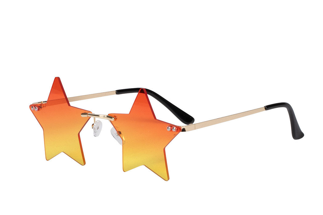 Bril festival star orange