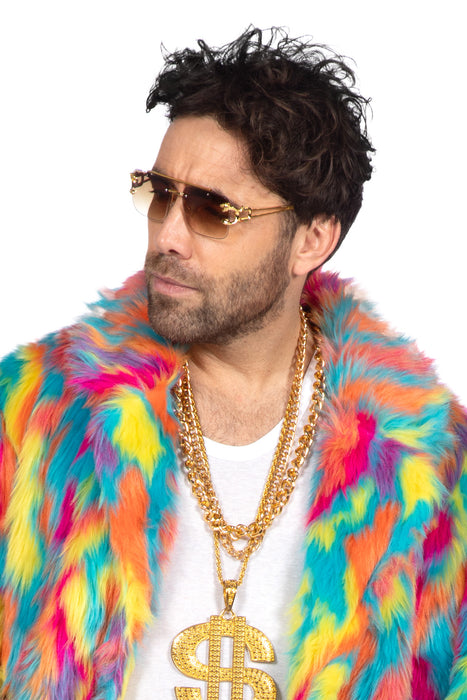 Festival Bril Panterkop goud