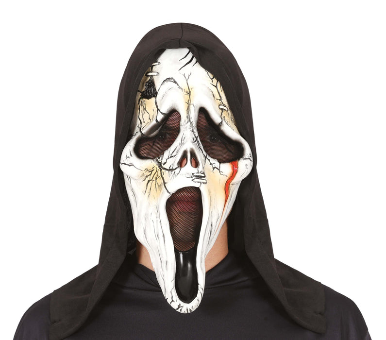 Latex masker Scream deluxe