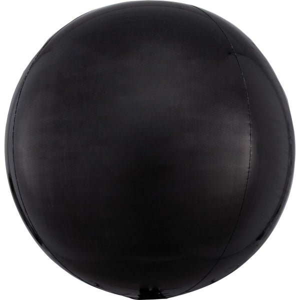 Folieballon Orbz Black