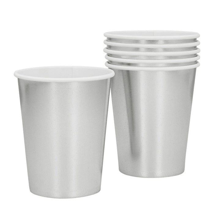 Papieren servies set Metallic 24st
