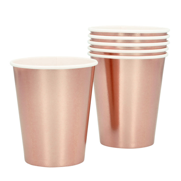 Papieren servies set Metallic 24st