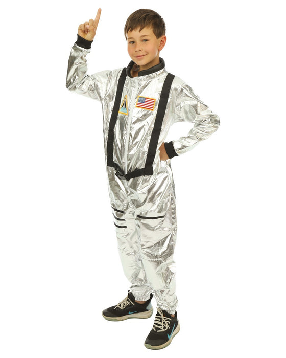 Kinderkostuum Astronaut Zilver