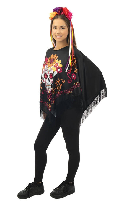 Poncho Day of the Dead