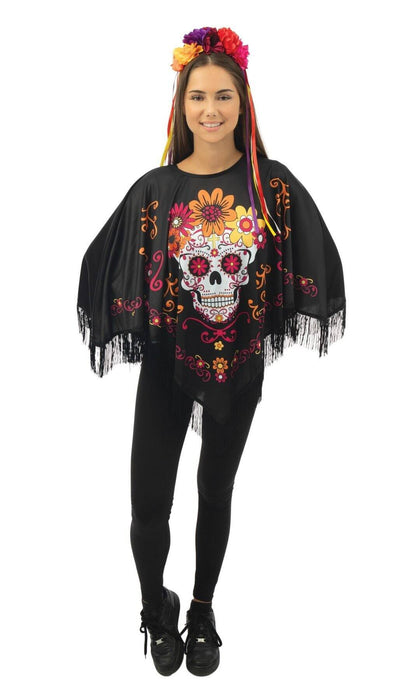 Poncho Day of the Dead