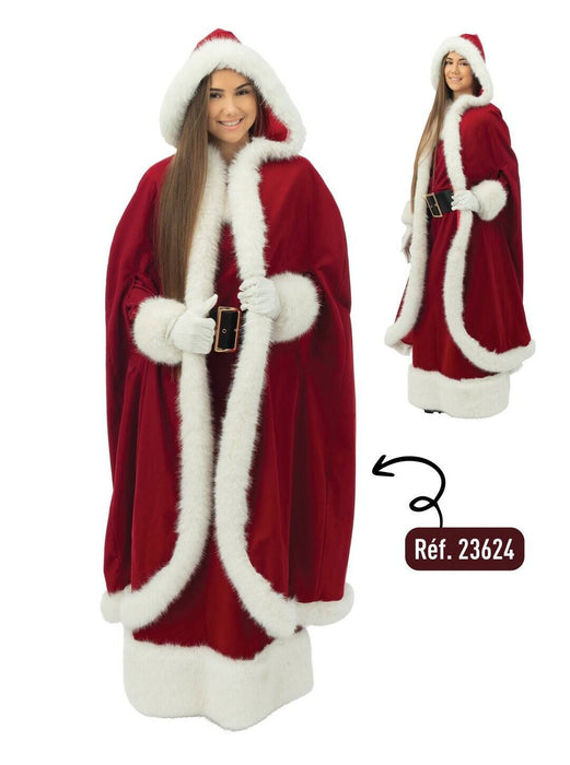Kerstvrouw Kostuum Deluxe compleet