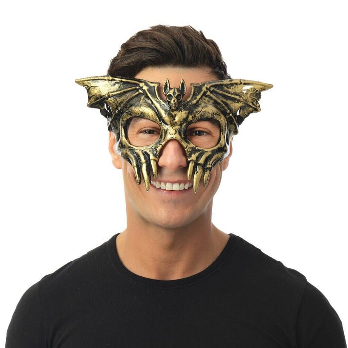 Oogmasker Vleermuis goud