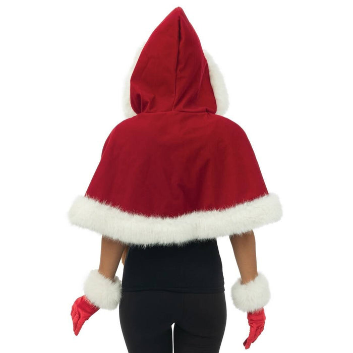 Luxe Kerst Cape kort