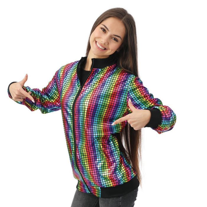 Trainingsjas Disco Rainbow unisex
