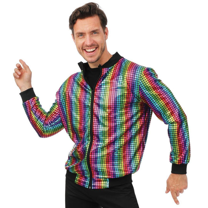 Trainingsjas Disco Rainbow unisex