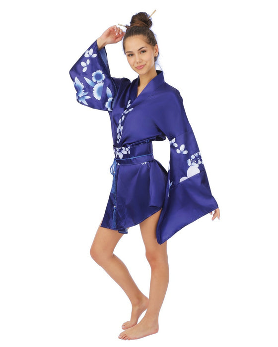 Sexy Kimono Paars Dames