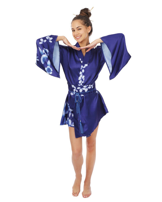 Sexy Kimono Paars Dames