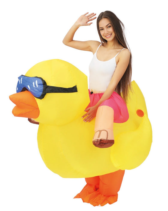 Opblaaskostuum Badeend