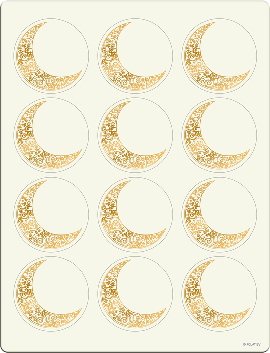 Naamstickers Eid Mubarak 12st