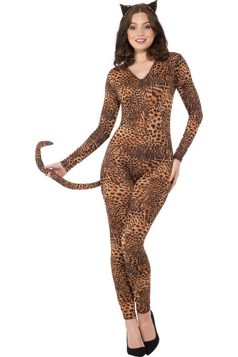 Catsuit luipaard print voor dames