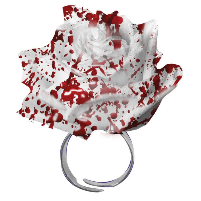 Ring Bloody White Rose