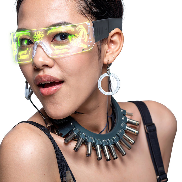 Futuristische LED bril