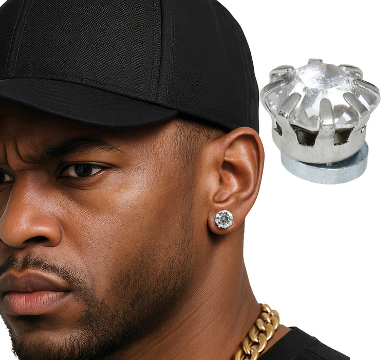 Diamanten Oorbellen magnetisch 2st