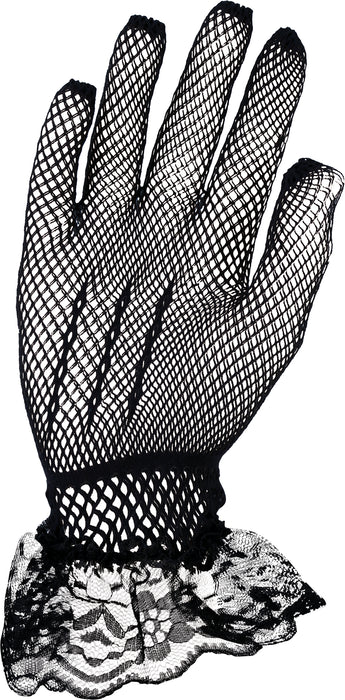 Gothic handschoenen met kant