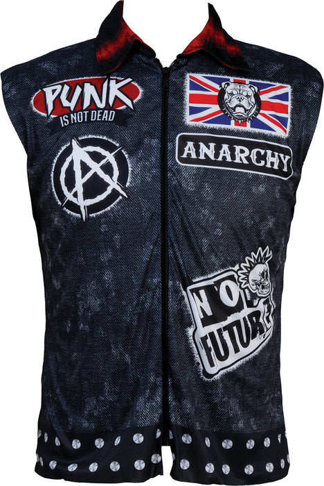 Punk vest voor heren