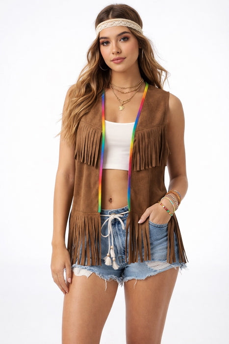 Hippie Vest Imitatieleer