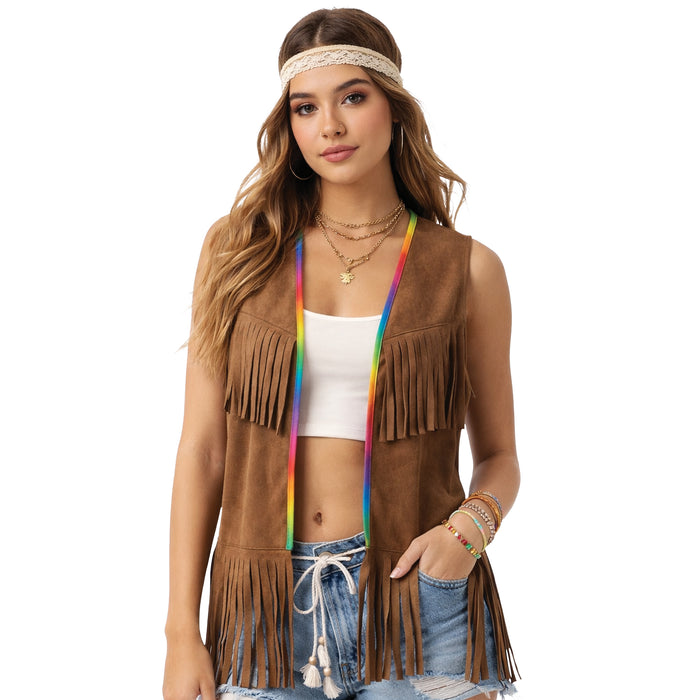 Hippie Vest Imitatieleer