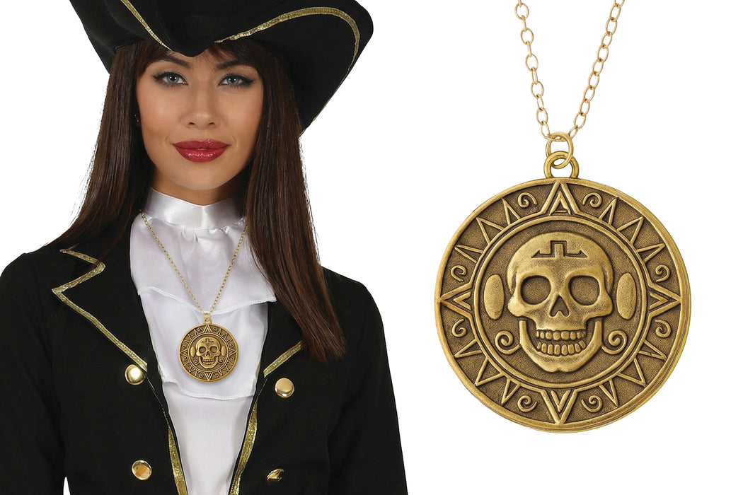 Piratenketting Schedel Metaal
