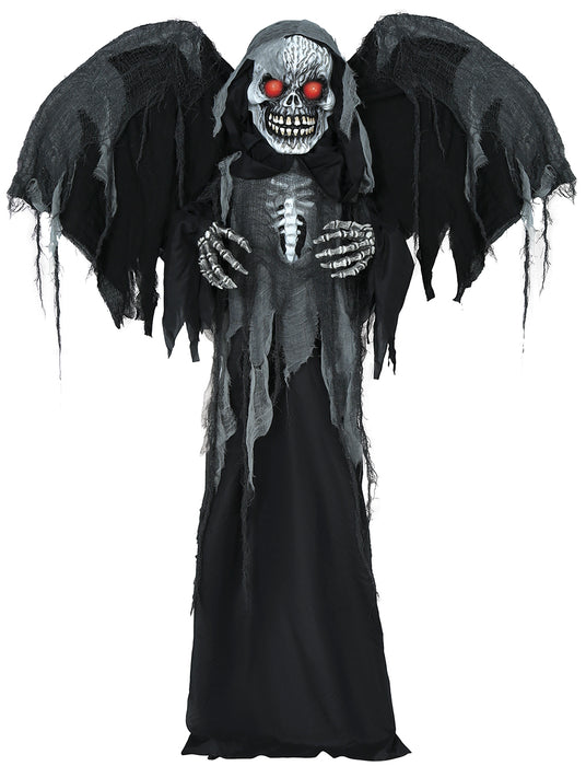 Halloweendecoratie Skelleton dark Angel 180cm
