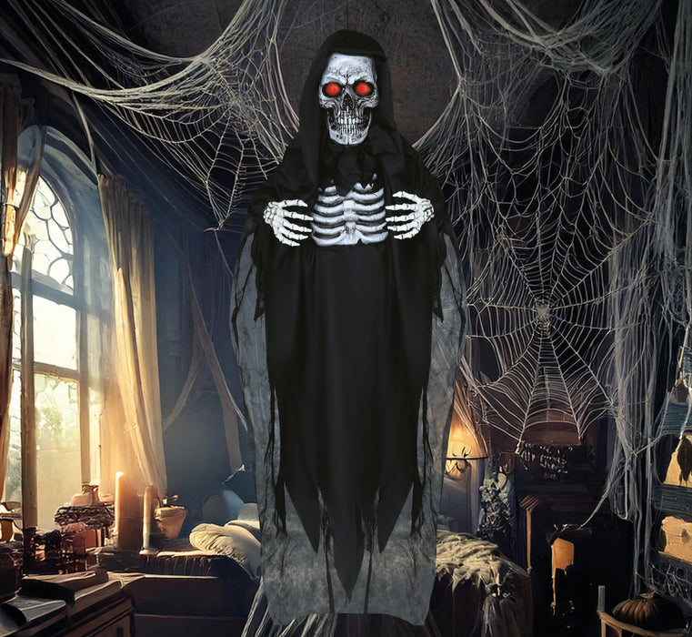 Halloweendecoratie Hangend Skelet 180cm