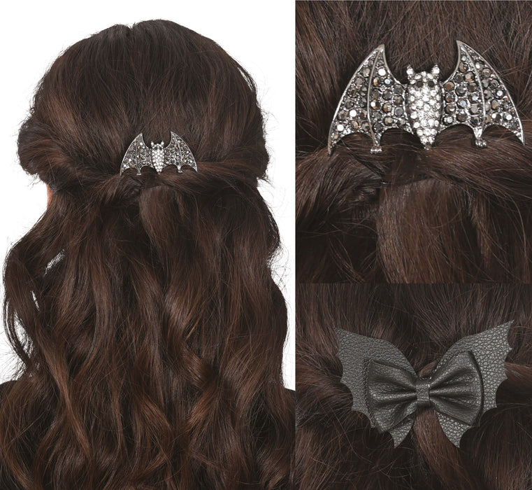 Haarclips Vleermuis 2st