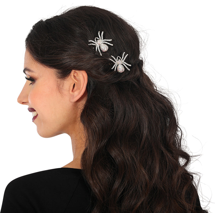 Haarclips Diamond Spider 2st