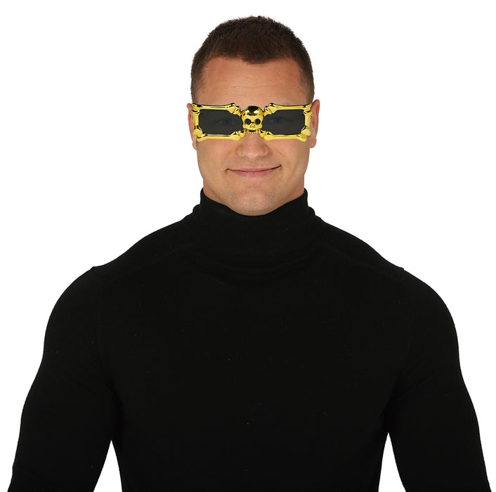 Bril Skeleton Goud