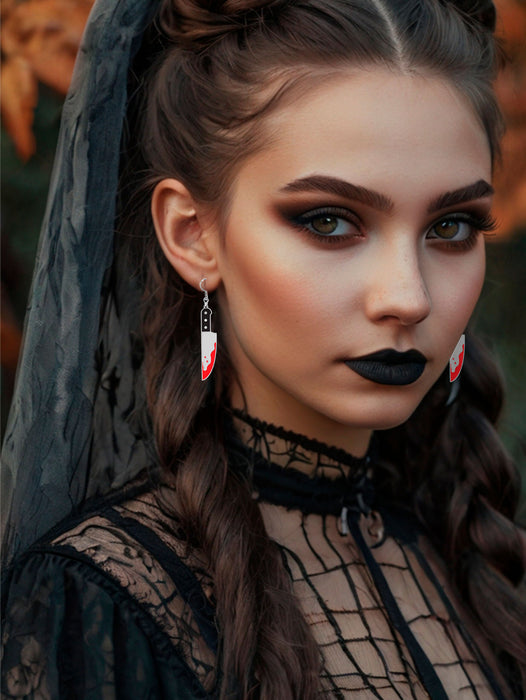 Oorbellen Bloody Knife