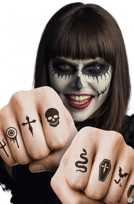 Plaktattoo Gothic Halloween 11x17cm
