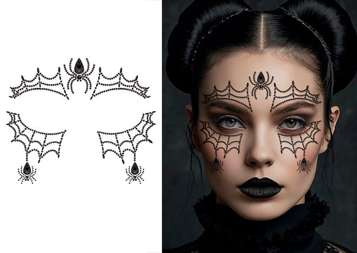 Facejewels Spinnen