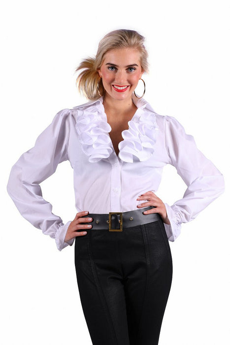 Damesblouse met ruches luxe