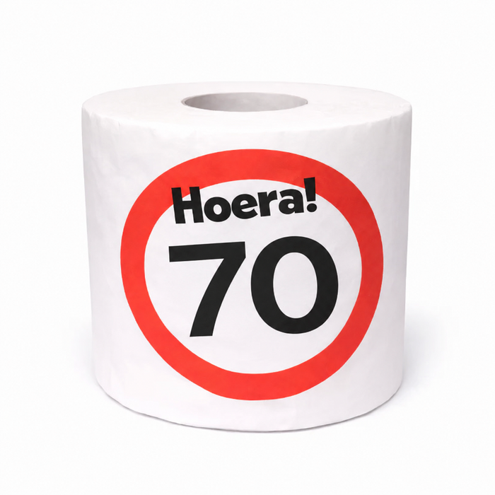 WC rol 50 jaar verkeersbord