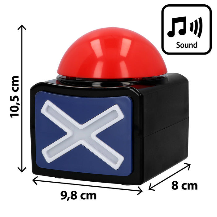 Party Buzzer X met LED & geluid