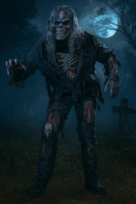 3D Zombie Kostuum deluxe